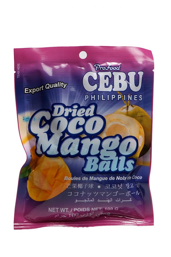 Profood Cebu Brand Dried Coco Mango Balls 100g