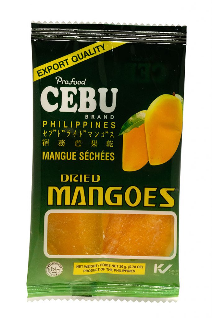 Profood Cebu Brand Dried Mangoes 20g - profoodcorp.com