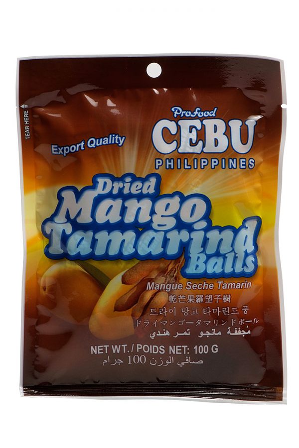 Profood Cebu Brand Dried Mango Tamarind Balls 100g