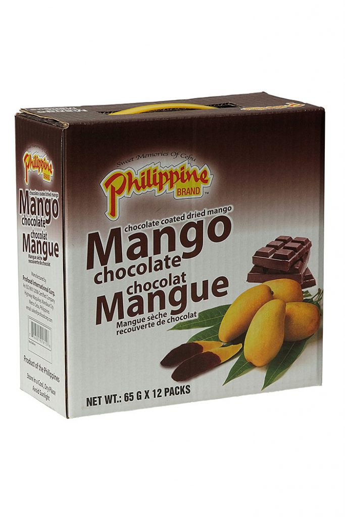 Philippine Brand Dried Mango Chocolate 65g - profoodcorp.com