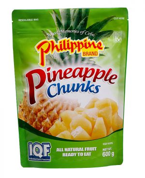 Philippine Brand IQF Pineapple Chunks 600g