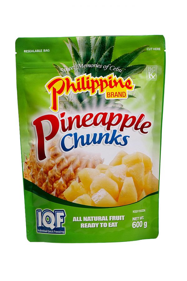 Philippine Brand IQF Pineapple Chunks 600g
