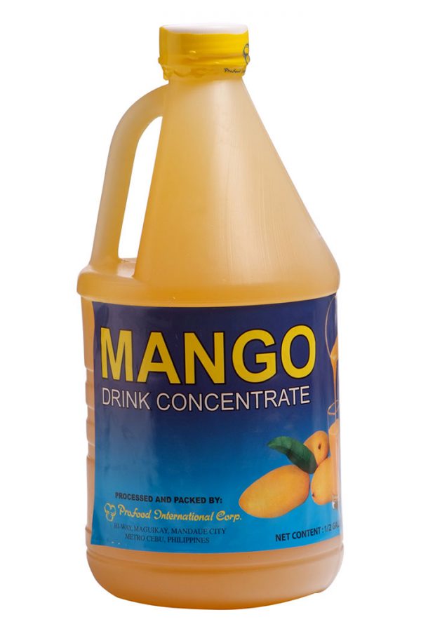 Mango Drink Concentrate 1/2gallon