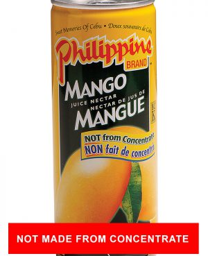 NOT MADE FROM CONCENTRATE Philippine Brand Mango Juice Nectar 250ml