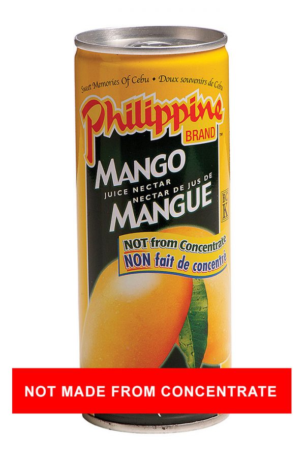 NOT MADE FROM CONCENTRATE Philippine Brand Mango Juice Nectar 250ml