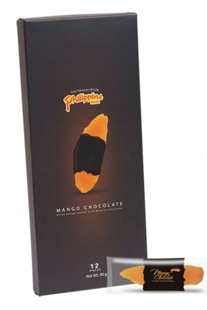 Philippine Brand Dried Mango Chocolate Giftbox 90g - profoodcorp.com