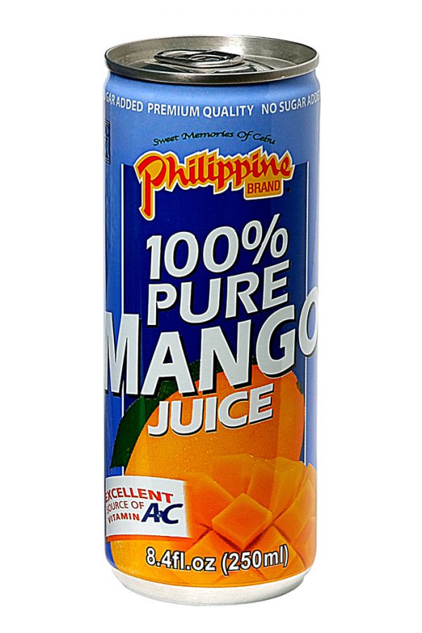 Philippine Brand 100% Pure Mango Juice 250ml