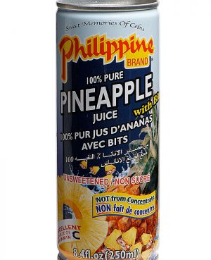 Philippine Brand 100% Pineapple Juice with Bits 250ml