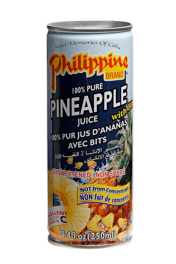 Philippine Brand 100% Pineapple Juice with Bits 250ml