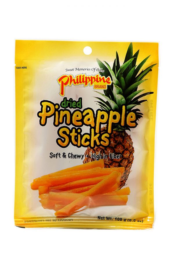 Philippine Brand Dried Pineapple Sticks 100g