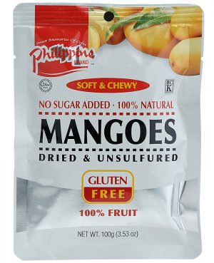 Philippine Brand Dried Soft and Chewy Mangoes 100g