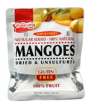 Philippine Brand Dried Soft and Chewy Mangoes 200g