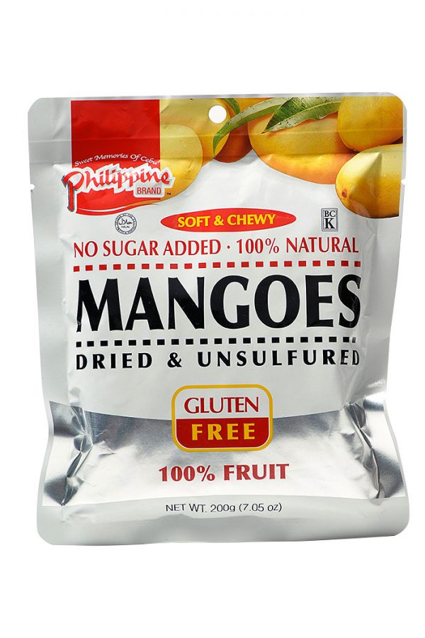 Philippine Brand Dried Soft and Chewy Mangoes 200g