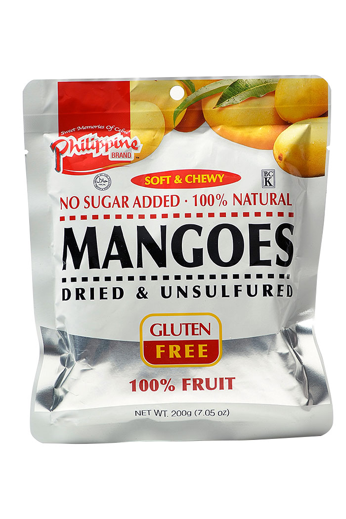 Philippine Brand Dried Soft and Chewy Mangoes 80g 