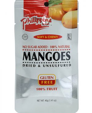 Philippine Brand Dried Soft and Chewy Mangoes 40g
