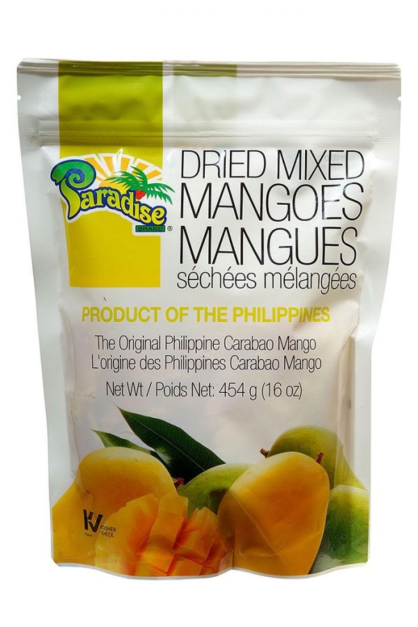 Paradise Brand Dried Mixed Mangoes 454g