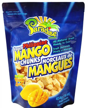 Paradise Brand IQF Mango Chunks 454g