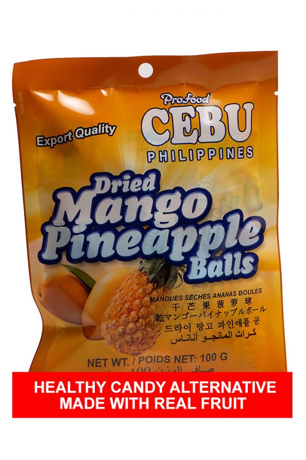 Profood Cebu Brand Dried Mango Pineapple Balls 100g