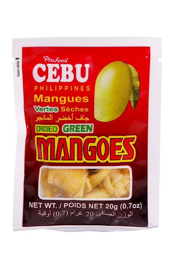 Profood Cebu Brand Dried Green Mangoes 20g