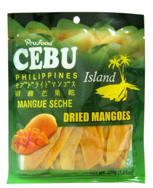 Cebu Philippines Island Dried Mangoes 200g