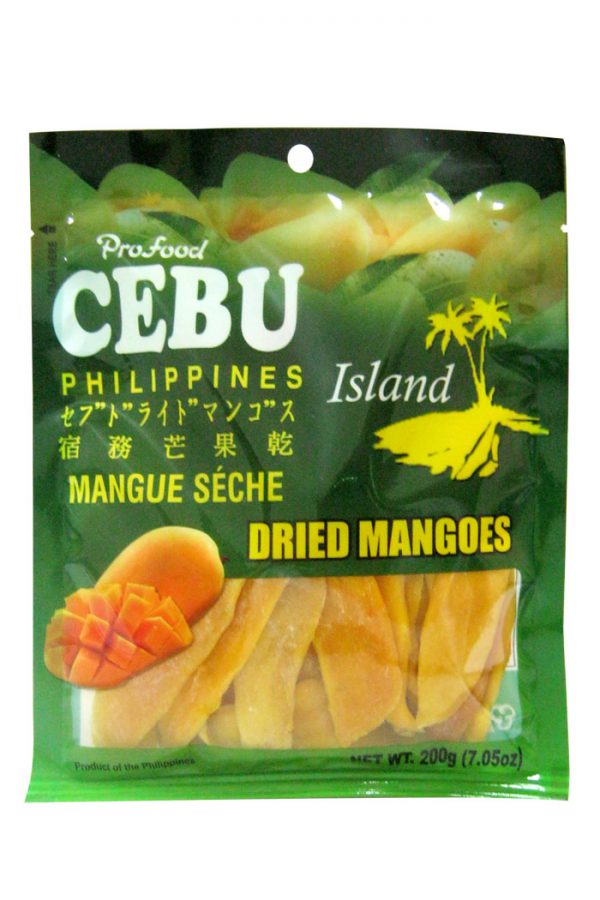 Cebu Philippines Island Dried Mangoes 200g