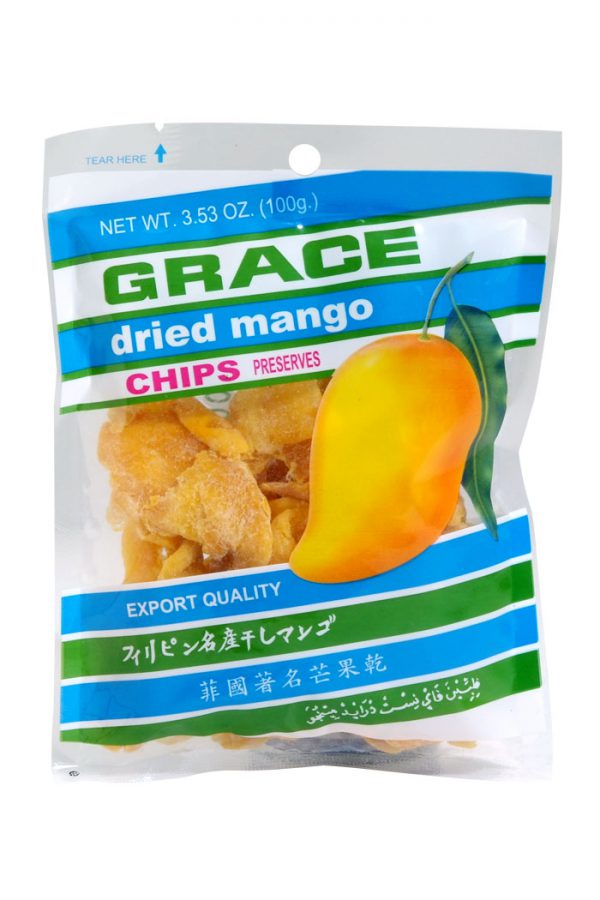 Grace Brand Dried Mango Chips 100g