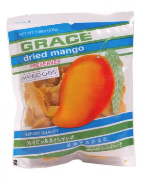 Grace Brand Dried Mango Chips 200g