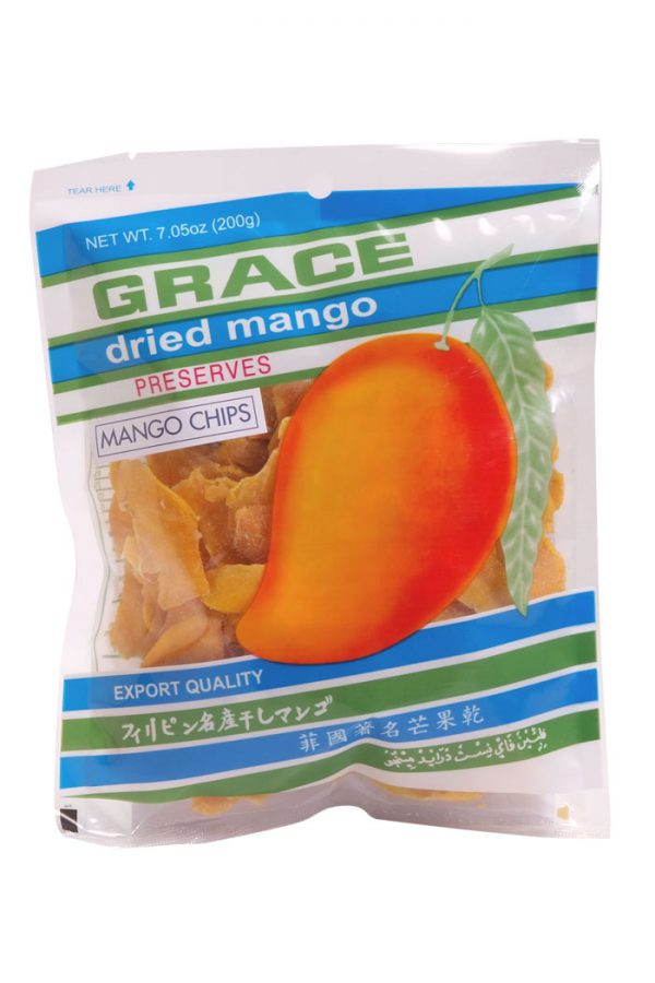 Grace Brand Dried Mango Chips 200g