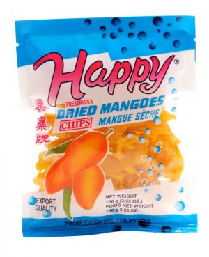 Happy Brand Dried Mango Chips 100g
