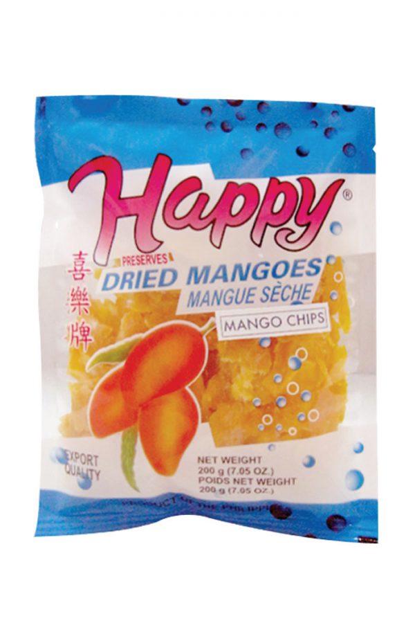 Happy Brand Dried Mango Chips 200g