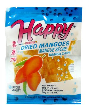 Happy Brand Dried Mango Chips 50g