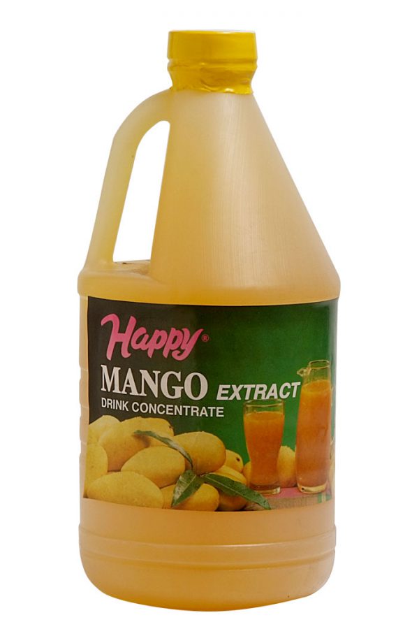 Happy Brand Mango Drink Concentrate 1/2gallon