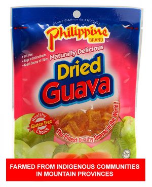 FARMED BY INDIGENOUS COMMUNITIES IN THE MOUNTAIN PROVINCES Philippine Brand Dried Guava 100g