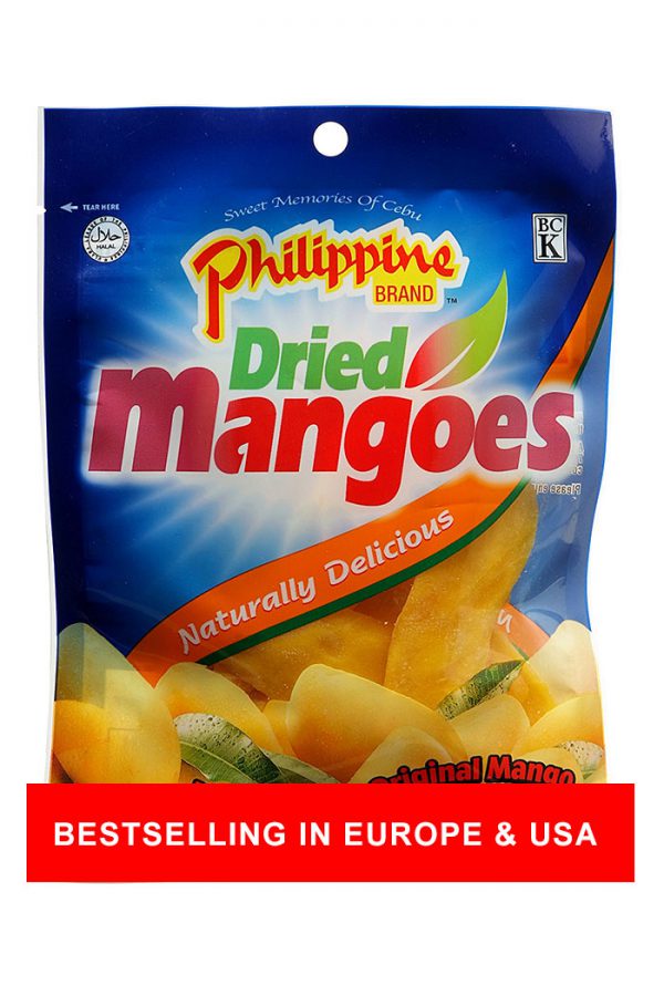 BESTSELLING IN EUROPE AND USA Philippine Brand Dried Mangoes 100g